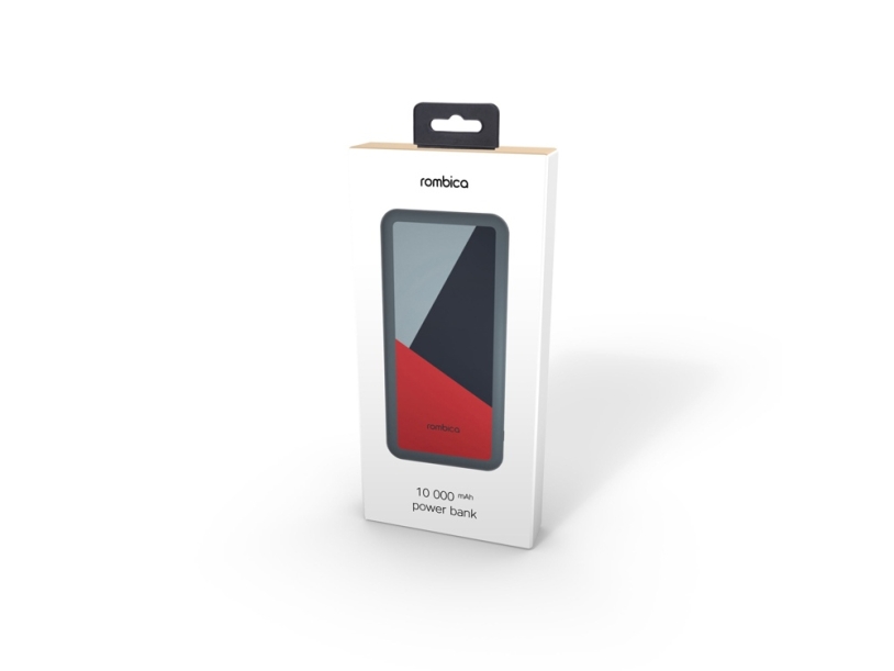 Внешний аккумулятор NEO Bright, 10000 mAh (серый/черный/красный)  (Изображение 5)
