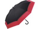 Зонт-трость Stretch с удлиняющимся куполом (черный/красный) 