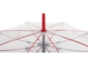Зонт-трость Pure с прозрачным куполом (прозрачный/красный)  (Изображение 9)