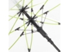 Зонт-трость Pure с прозрачным куполом (прозрачный/лайм)  (Изображение 2)