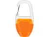 Брелок - фонарик с отражателем и карабином, оранжевый/белый (Изображение 4)