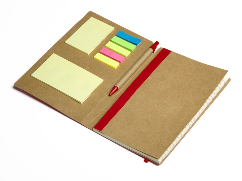 Блокнот с ручкой и набором стикеров А5 Write and stick (Изображение 2)