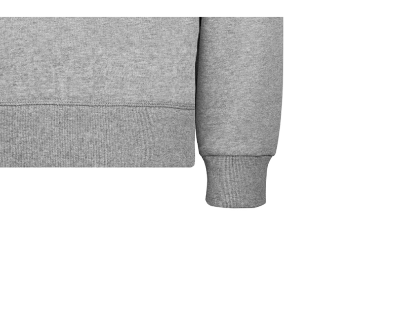 Свитшот Lisbon унисекс (серый меланж) 3XL (Изображение 7)