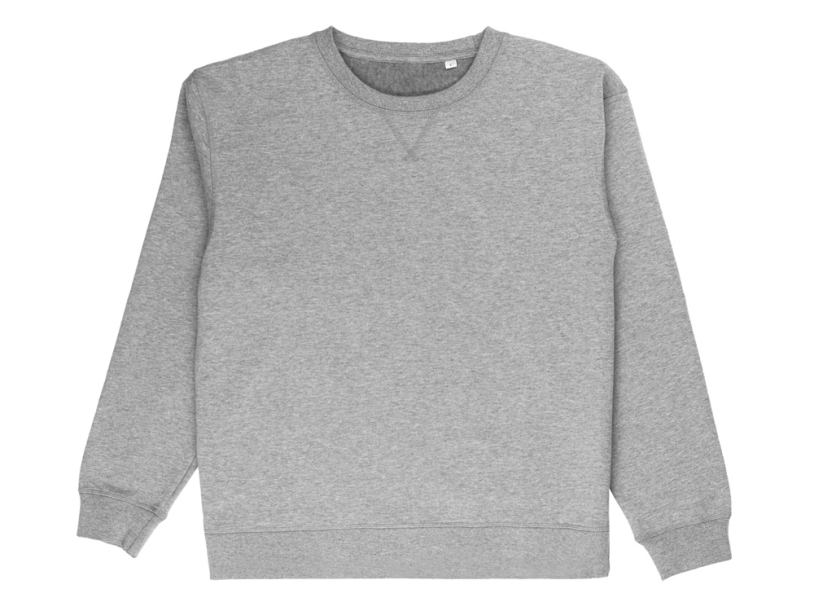 Свитшот Lisbon унисекс (серый меланж) XL (Изображение 8)