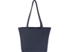 Эко-сумка Weekender, 500 г/м2 (темно-синий)  (Изображение 3)