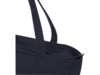 Эко-сумка Weekender, 500 г/м2 (темно-синий)  (Изображение 4)
