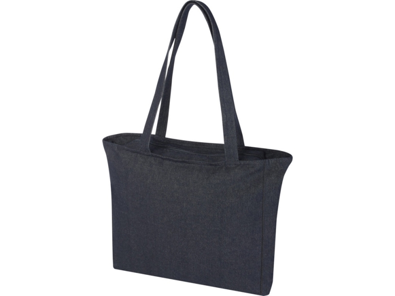 Эко-сумка Weekender, 500 г/м2 (джинсовый)  (Изображение 1)