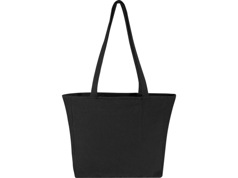 Эко-сумка Weekender, 500 г/м2 (черный)  (Изображение 3)