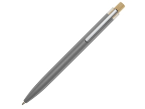 Ручка шариковая из переработанного алюминия Nooshin (серый) черные чернила