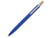 Ручка шариковая из переработанного алюминия Nooshin (голубой) черные чернила (Изображение 1)