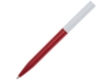 Ручка пластиковая шариковая Unix из переработанной пластмассы (красный) черные чернила (Изображение 1)