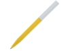 Ручка пластиковая шариковая Unix из переработанной пластмассы (желтый) синие чернила (Изображение 1)