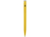 Ручка пластиковая шариковая Unix из переработанной пластмассы (желтый) синие чернила (Изображение 2)