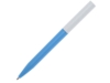 Ручка пластиковая шариковая Unix из переработанной пластмассы (аква) синие чернила (Изображение 1)