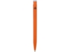 Ручка пластиковая шариковая Unix из переработанной пластмассы (оранжевый) черные чернила (Изображение 2)