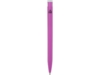 Ручка пластиковая шариковая Unix из переработанной пластмассы (пурпурный) черные чернила (Изображение 2)