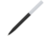 Ручка пластиковая шариковая Unix из переработанной пластмассы (черный) черные чернила (Изображение 1)