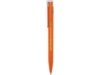 Ручка пластиковая шариковая Unix из переработанной пластмассы (оранжевый) синие чернила (Изображение 3)