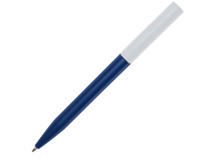 Ручка пластиковая шариковая Unix из переработанной пластмассы (navy) синие чернила