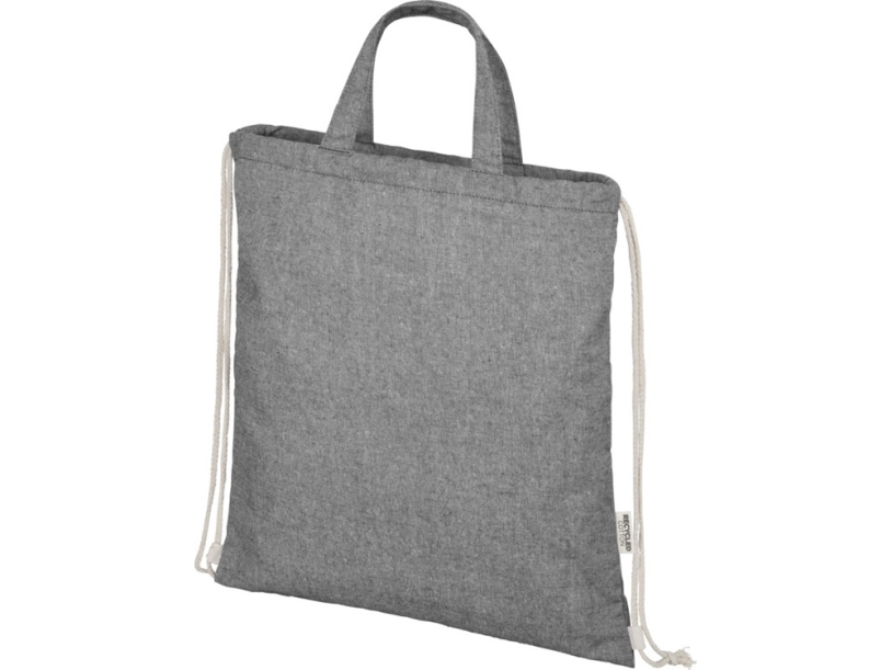 Рюкзак со шнурком Pheebs, 150 г/м2 (черный)  (Изображение 1)