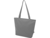 Эко-сумка на молнии Panama, 20 л (серый)  (Изображение 1)