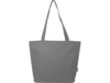 Эко-сумка на молнии Panama, 20 л (серый)  (Изображение 2)
