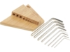 Набор инструментов Allen с шестигранным ключом из бамбука - Натуральный (Изображение 4)