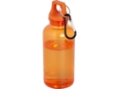 Бутылка для воды с карабином Oregon, 400 мл (оранжевый) 