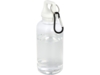 Бутылка для воды с карабином Oregon, 400 мл (белый)  (Изображение 1)