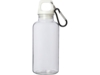 Бутылка для воды с карабином Oregon, 400 мл (белый)  (Изображение 2)