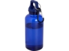 Бутылка для воды с карабином Oregon, 400 мл (синий)  (Изображение 1)
