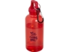Бутылка для воды с карабином Oregon, 400 мл (красный)  (Изображение 5)