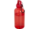 Бутылка для воды с карабином Oregon, 400 мл (красный) 