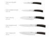 Набор из 5 кухонных ножей и блока для ножей с ножеточкой, NADOBA, серия DANA (Изображение 8)