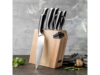 Набор из 5 кухонных ножей, ножниц и блока для ножей с ножеточкой, NADOBA, серия URSA (Изображение 6)