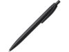 Ручка пластиковая шариковая STIX (черный) синие чернила (Изображение 1)