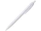 Ручка пластиковая шариковая STIX (белый) черные чернила