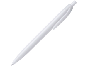 Ручка пластиковая шариковая STIX (белый) синие чернила