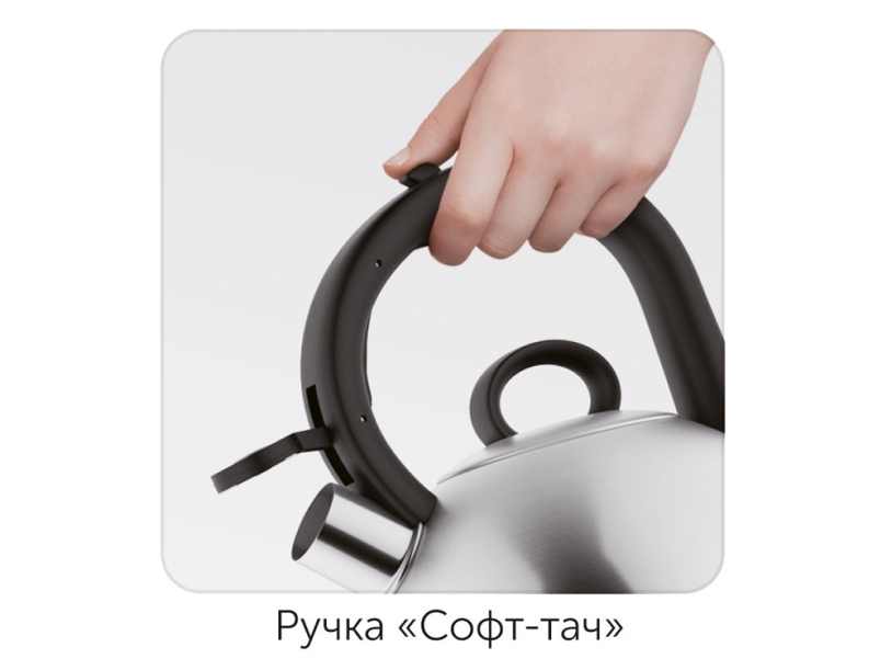 Чайник со свистком, 2,5 л, NADOBA, серия MARIKA (Изображение 3)