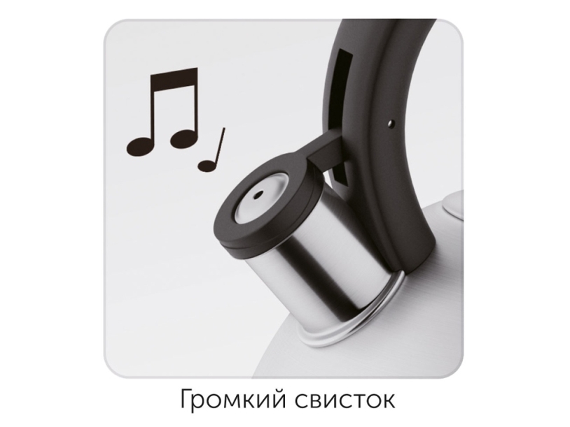 Чайник со свистком, 2,5 л, NADOBA, серия MARIKA (Изображение 4)