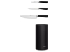 Набор из 3 кухонных ножей в универсальном блоке,  NADOBA, серия UNA (Изображение 2)