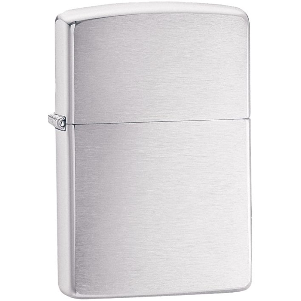 Зажигалка Zippo Armor Brushed, матовая серебристая (Изображение 1)