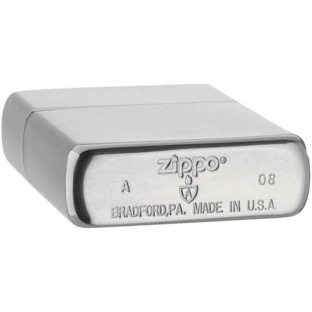 Зажигалка Zippo Armor Brushed, матовая серебристая (Изображение 3)