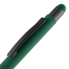 Ручка шариковая со стилусом Digit Soft Touch, зеленая (Изображение 5)