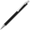 Ручка шариковая Lobby Soft Touch Chrome, черная (Изображение 1)
