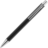 Ручка шариковая Lobby Soft Touch Chrome, черная (Изображение 2)