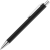 Ручка шариковая Lobby Soft Touch Chrome, черная (Изображение 3)