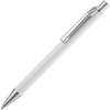 Ручка шариковая Lobby Soft Touch Chrome, белая (Изображение 1)