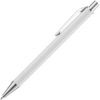 Ручка шариковая Lobby Soft Touch Chrome, белая (Изображение 2)