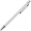 Ручка шариковая Lobby Soft Touch Chrome, белая (Изображение 3)